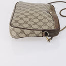 Salvatore Ferragamo Gucci GG Supreme Bag PVC Leather 2 Set Beige Navy Auth 150618-12