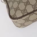 Salvatore Ferragamo Gucci GG Supreme Bag PVC Leather 2 Set Beige Navy Auth 150618-16