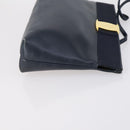 Salvatore Ferragamo Gucci GG Supreme Bag PVC Leather 2 Set Beige Navy Auth 150618-4