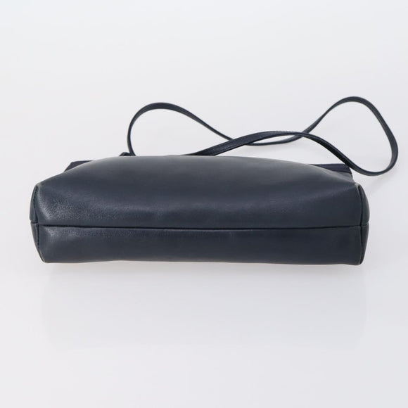 Salvatore Ferragamo Gucci GG Supreme Bag PVC Leather 2 Set Beige Navy Auth 150618