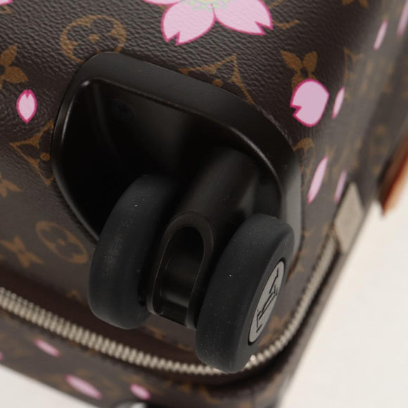 LOUIS VUITTON Monogram Cherry Blossom Horizon 55 Suitcase M13788 Auth 150630SM