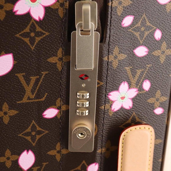 LOUIS VUITTON Monogram Cherry Blossom Horizon 55 Suitcase M13788 Auth 150630SM