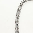 LOUIS VUITTON Chain Shoulder Strap metal 25.6"" Silver LV Auth 150633M-11