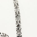 LOUIS VUITTON Chain Shoulder Strap metal 25.6"" Silver LV Auth 150633M-14