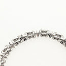 LOUIS VUITTON Chain Shoulder Strap metal 25.6"" Silver LV Auth 150633M-5