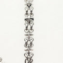 LOUIS VUITTON Chain Shoulder Strap metal 25.6"" Silver LV Auth 150633M-7