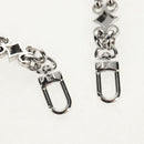 LOUIS VUITTON Chain Shoulder Strap metal 25.6"" Silver LV Auth 150633M-9