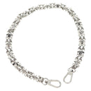 LOUIS VUITTON Chain Shoulder Strap metal 23.6"" Silver LV Auth 150634M-1