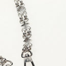 LOUIS VUITTON Chain Shoulder Strap metal 23.6"" Silver LV Auth 150634M-14