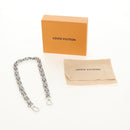 LOUIS VUITTON Chain Shoulder Strap metal 23.6"" Silver LV Auth 150634M-15