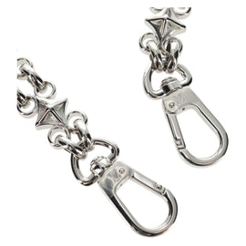 LOUIS VUITTON Chain Shoulder Strap metal 23.6"" Silver LV Auth 150634M - 0