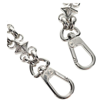 LOUIS VUITTON Chain Shoulder Strap metal 23.6"" Silver LV Auth 150634M - 0