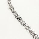 LOUIS VUITTON Chain Shoulder Strap metal 23.6"" Silver LV Auth 150634M-3