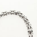 LOUIS VUITTON Chain Shoulder Strap metal 23.6"" Silver LV Auth 150634M-5