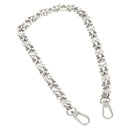 LOUIS VUITTON Chain Shoulder Strap metal 23.6"" Silver LV Auth 150634M-8