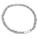 LOUIS VUITTON Chain Shoulder Strap metal 25.6"" Silver LV Auth 150635-1