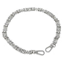 LOUIS VUITTON Chain Shoulder Strap metal 23.6"" Silver LV Auth 150637-1