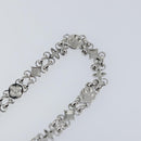 LOUIS VUITTON Chain Shoulder Strap metal 23.6"" Silver LV Auth 150637-9