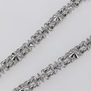 LOUIS VUITTON Chain Shoulder Strap metal 23.6"" Silver LV Auth 150638-4