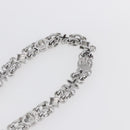 LOUIS VUITTON Chain Shoulder Strap metal 23.6"" Silver LV Auth 150638-9