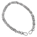 LOUIS VUITTON Chain Shoulder Strap metal 22.8"" Silver LV Auth 150639-1