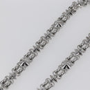 LOUIS VUITTON Chain Shoulder Strap metal 25.6"" Silver LV Auth 150640-4