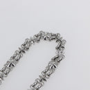 LOUIS VUITTON Chain Shoulder Strap metal 25.6"" Silver LV Auth 150640-5