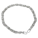 LOUIS VUITTON Chain Shoulder Strap metal 25.6"" Silver LV Auth 150641-1