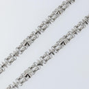LOUIS VUITTON Chain Shoulder Strap metal 25.6"" Silver LV Auth 150641-4