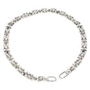 LOUIS VUITTON Chain Shoulder Strap metal 25.6"" Silver LV Auth 150642M-1