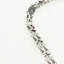 LOUIS VUITTON Chain Shoulder Strap metal 25.6"" Silver LV Auth 150642M-11