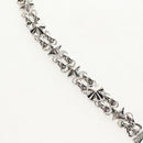 LOUIS VUITTON Chain Shoulder Strap metal 25.6"" Silver LV Auth 150642M-3