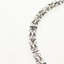 LOUIS VUITTON Chain Shoulder Strap metal 25.6"" Silver LV Auth 150642M-4