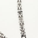 LOUIS VUITTON Chain Shoulder Strap metal 25.6"" Silver LV Auth 150642M-7