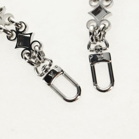 LOUIS VUITTON Chain Shoulder Strap metal 25.6"" Silver LV Auth 150642M