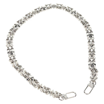 LOUIS VUITTON Chain Shoulder Strap metal 25.6"" Silver LV Auth 150643M
