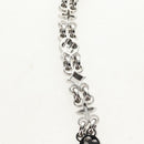 LOUIS VUITTON Chain Shoulder Strap metal 25.6"" Silver LV Auth 150643M-11