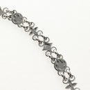 LOUIS VUITTON Ketten-Schulterriemen Metall 65 cm Silber LV Auth 150643M-13