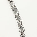 LOUIS VUITTON Chain Shoulder Strap metal 25.6"" Silver LV Auth 150643M-14