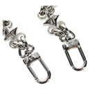 LOUIS VUITTON Ketten-Schulterriemen Metall 65 cm Silber LV Auth 150643M-2