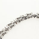 LOUIS VUITTON Ketten-Schulterriemen Metall 65 cm Silber LV Auth 150643M-5