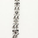 LOUIS VUITTON Ketten-Schulterriemen Metall 65 cm Silber LV Auth 150643M-7