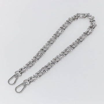LOUIS VUITTON Chain Shoulder Strap metal 23.6"" Silver LV Auth 150644 - 0