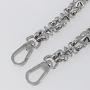 LOUIS VUITTON Chain Shoulder Strap metal 23.6"" Silver LV Auth 150644-3
