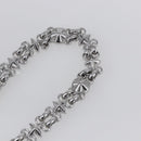 LOUIS VUITTON Chain Shoulder Strap metal 23.6"" Silver LV Auth 150644-5