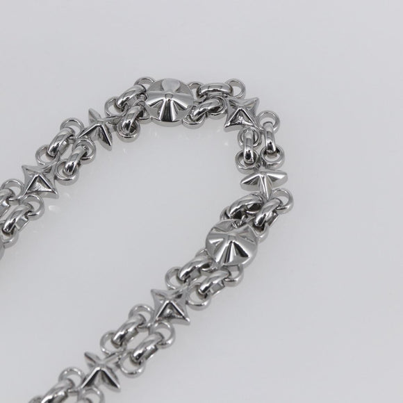 LOUIS VUITTON Chain Shoulder Strap metal 23.6"" Silver LV Auth 150644