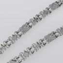 LOUIS VUITTON Chain Shoulder Strap metal 23.6"" Silver LV Auth 150644-8