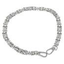 LOUIS VUITTON Chain Shoulder Strap metal 23.6"" Silver LV Auth 150645-1