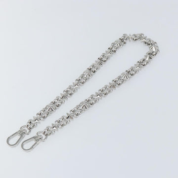 LOUIS VUITTON Chain Shoulder Strap metal 23.6"" Silver LV Auth 150645 - 0