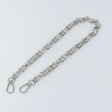 LOUIS VUITTON Chain Shoulder Strap metal 23.2"" Silver LV Auth 150646 - 0
